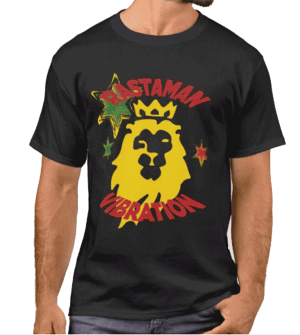 Rastaman Vibration Lion of Judah T-shirt Rastaseed.com