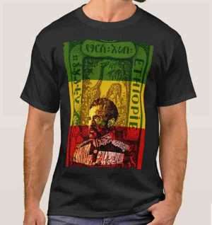 Haile Selassie King t-shirt at rastaseed.com