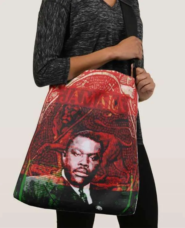 Marcus Garvey Bag Great for shopping Beach or kids gear. Rastaseed.com merchandise clothing and accessories.