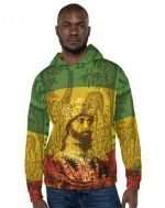 Rasta clothing Haile Selassie Hoodie African Rasta style