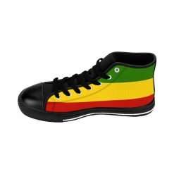 Lion of Judah hi-top sneakers at Rastaseed.com. Rastafarian, Jamaican and Reggae merchandise, clothing and shoes.