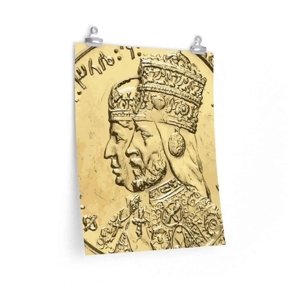 Emperor Haile Selassie and Empress Menen Premium Matte vertical posters - Image 4