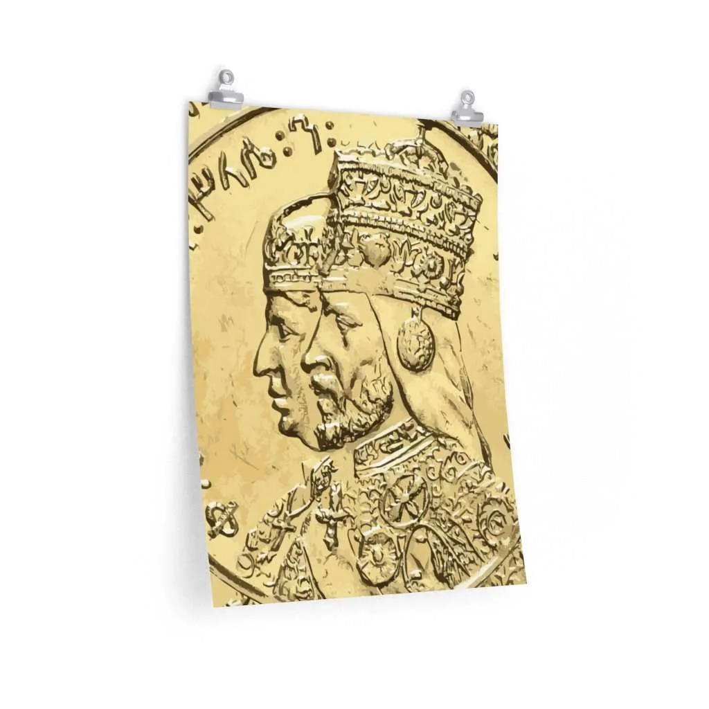 Emperor Haile Selassie and Empress Menen Premium Matte vertical posters - Image 5