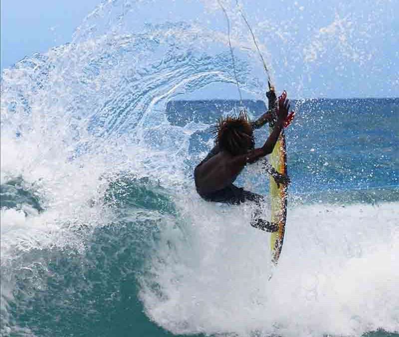 Rasta Surfing Jamaican Board Riders