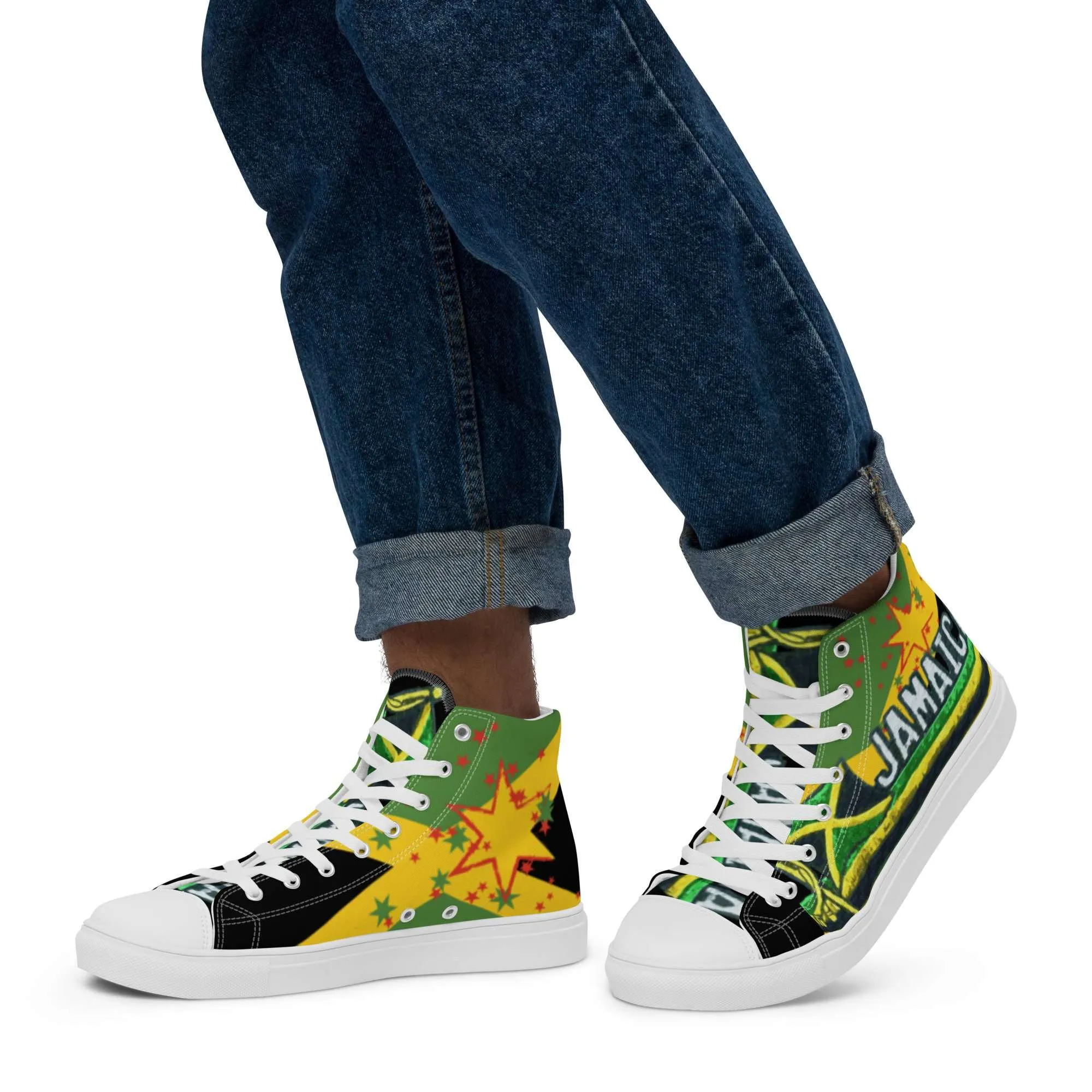 Jamaican shoes canvas men style