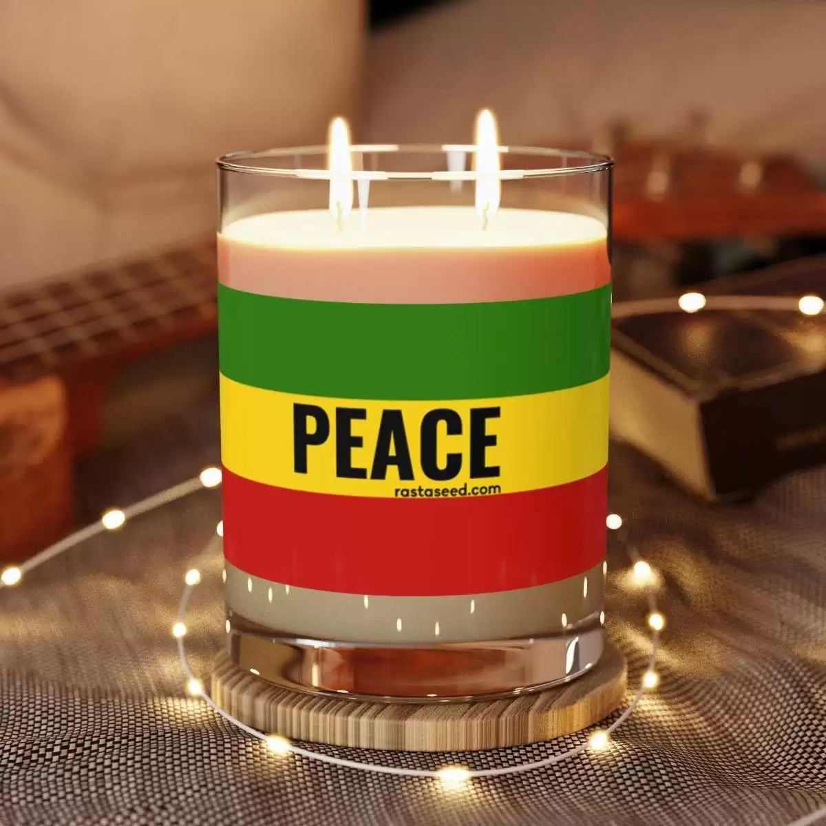 Rasta Peace Scented Candle - Image 5
