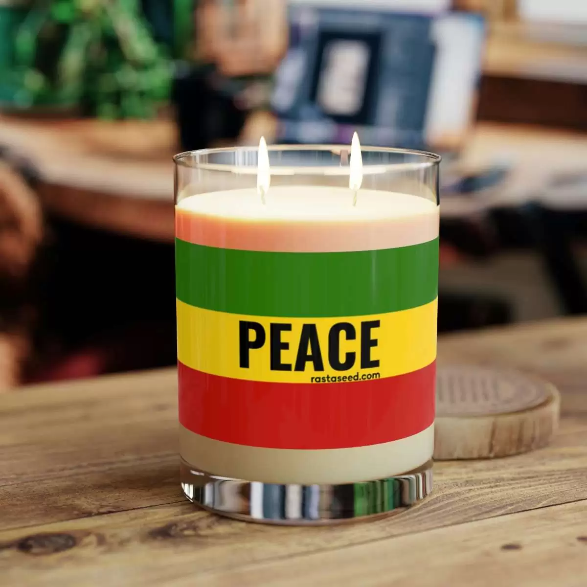 Rasta Peace Scented Candle - Image 6