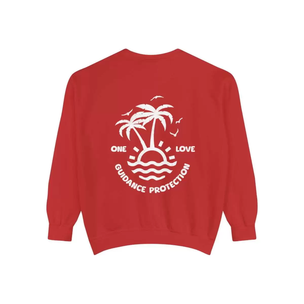 No problem mon sweatshirt back color crimson Jamaica 101 See and Blind Hear and Deaf. Top Quality comfort colors garment with assorted colors.