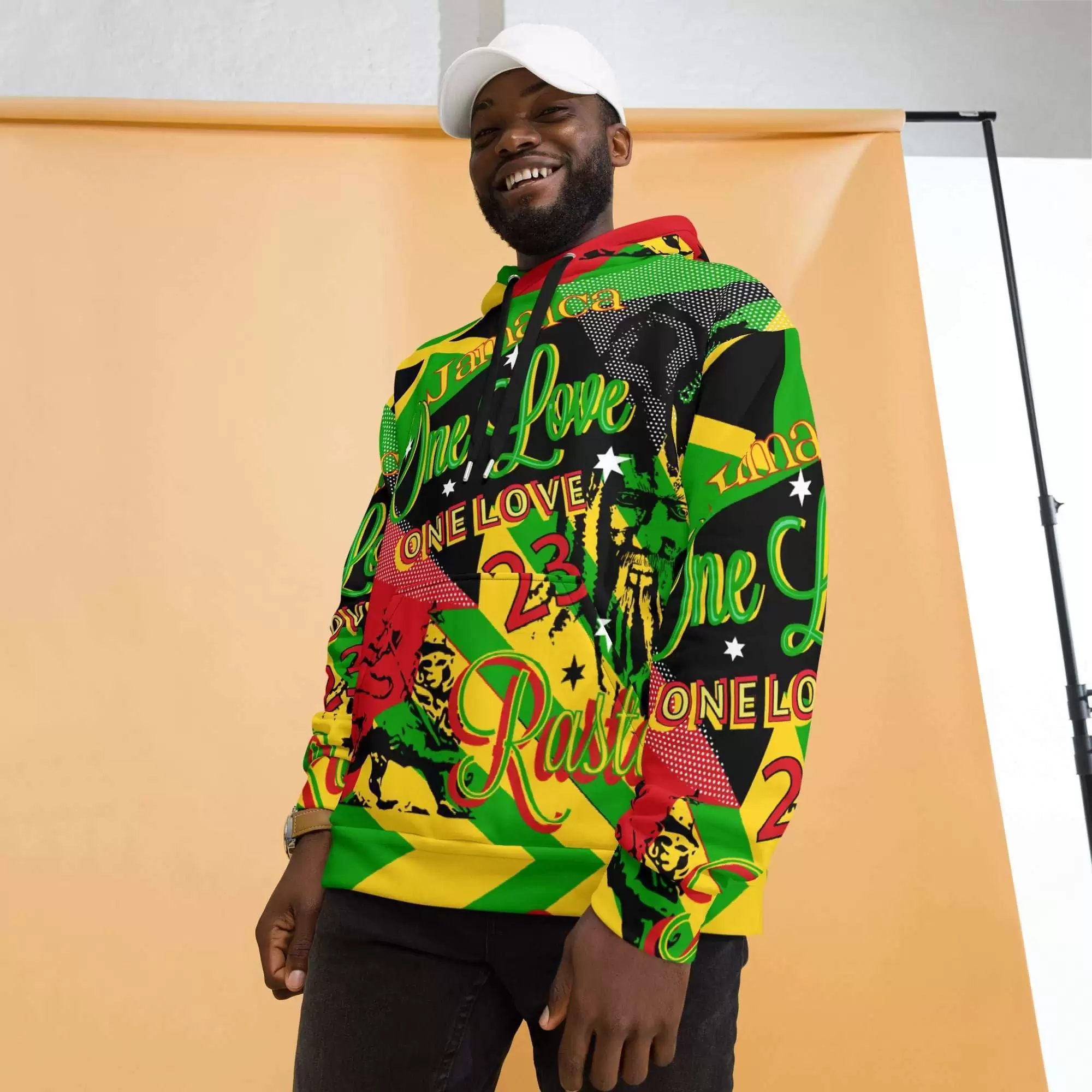Jamaican Reggae Rasta Party Hoodie - Image 2