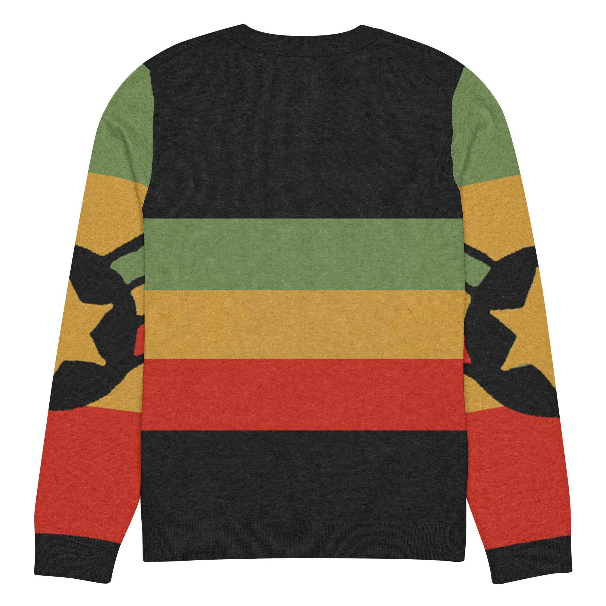 Rastafarian sweater - Knitted crew neck - Image 2