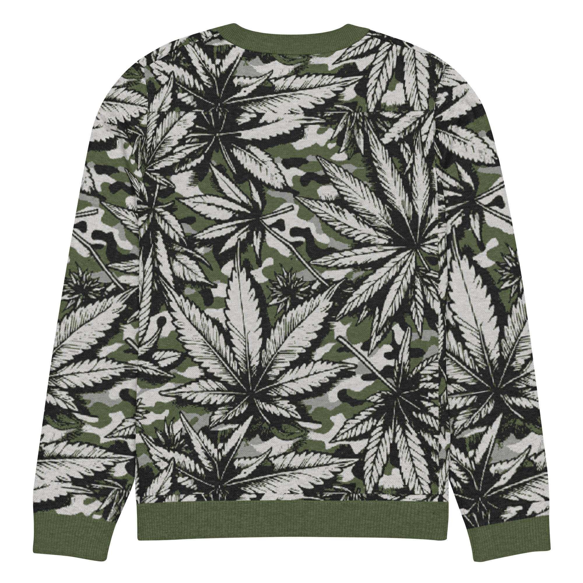 Hemp Pullover Knitted crew neck sweater - Image 2