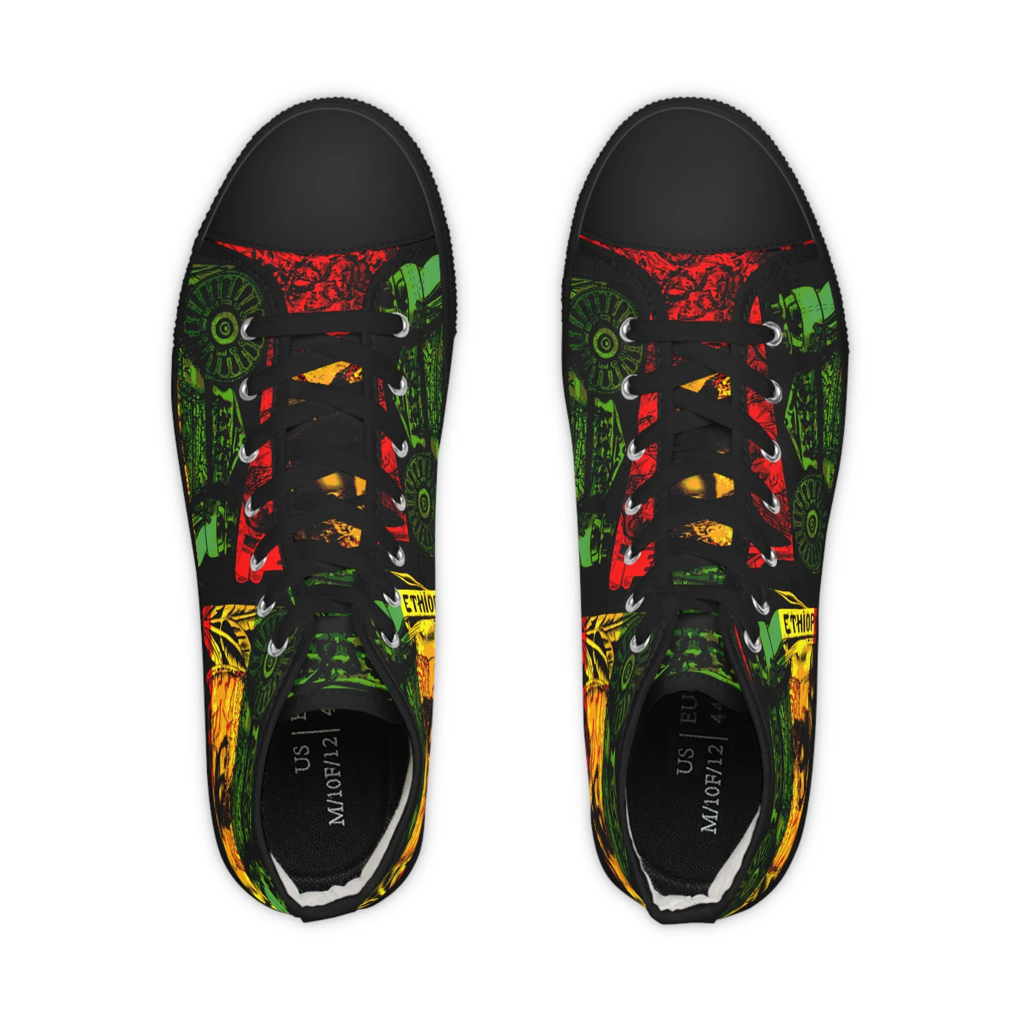 Natural Mystic Reggae Men's High Top Sneakers - Image 6